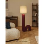 Raudona grindų lempa (luomo)