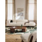 Белый модульный диван (Натали)