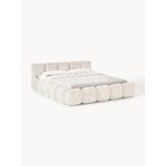 Cream Bed with Storage Box Boucle (Tayla)200x200
