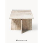 Travertiinikuvioinen sohvapöytä (Marisa)