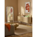 Bēšs pilna garuma spogulis (lins)