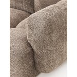 Taupe color design modular corner sofa (tayla)