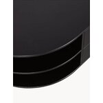 Melns TV statīvs finca (koka kaste)