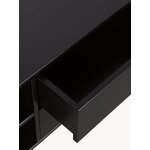 Melns TV statīvs finca (koka kaste)