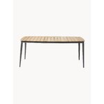 Brūns masīvkoka dārza ēdamgalds rio (cinas)