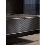 Čiužinys aukščiausios kokybės juodas daugiazonis (royal Cloud) 160x200