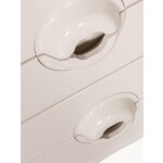 Light beige solid wood bedside table merge (woood)