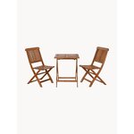 Комплект садовой мебели из 3-х предметов (складной)