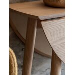 Light Brown Round Dining Table Hatfield (Gallery Direct)
