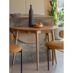 Light Brown Round Dining Table Hatfield (Gallery Direct)