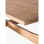 Brown solid wood coffee table numa (giner y colomer)