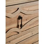 Brown solid wood chest of drawers rumford (vical)