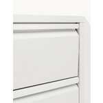 Balta batų spintelė „Caruso“ (kare dizainas)