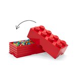 Raudona dėžė daiktams Brick (Lego®)