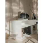 Balts TV statīvs Tavir (metāla statīvs)