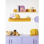 Yellow wall shelf the ledge (mustard made)