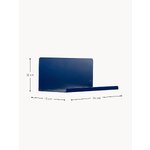Dark Blue Wall Shelf The Ledge (Mustard Made)