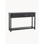 Solid wood console table moss (nordal)