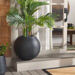 Black Flower Pot Mora (Safavieh)