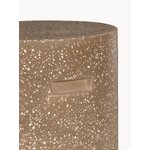 Beige ottomaanien pölypussi (schou)