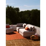 Light beige modular garden sofa (brabea)