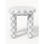 Light gray-white stool (tabouret)