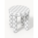 Light gray-white stool (tabouret)