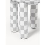 Light gray-white stool (tabouret)