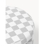 Light gray-white stool (tabouret)