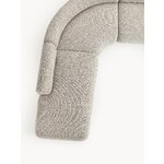 Light gray large corner sofa (sofia)