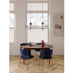 Brūns apaļš ēdamgalds (paul) d=120