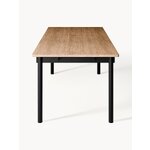Dark brown solid wood dining table (blue) 200x90