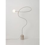 Balta dizaino grindų lempa (alina)