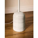 Balta dizaino grindų lempa (alina)