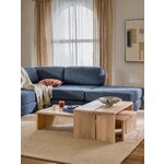 Light brown solid wood coffee table (amad)