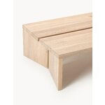 Light brown solid wood coffee table (amad)