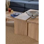 Light brown solid wood coffee table (amad)