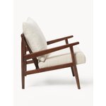 Gaiši bēšs atpūtas krēsls (mikkel)