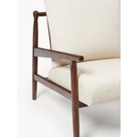 Gaiši bēšs atpūtas krēsls (mikkel)