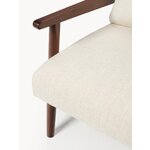 Gaiši bēšs atpūtas krēsls (mikkel)