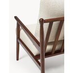 Gaiši bēšs atpūtas krēsls (mikkel)