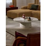 Balts apaļš kafijas galdiņš (Jael)