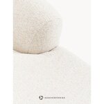 Balts Bouclé dīvāna modulis (Sofija)