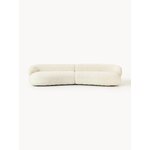 Šviesiai smėlio spalvos dizainerio sofa (alba)
