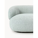 Light blue bouclé design sofa (alba) 326cm