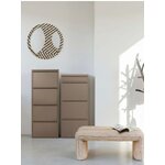 Ruda batų spintelė Caruso (Kare Design)