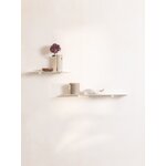 White Wall Shelf Lenn (Metallbude)