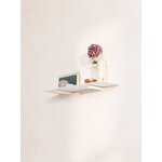 White Wall Shelf Lenn (Metallbude)