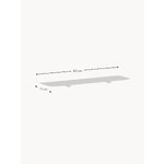 White Wall Shelf Lenn (Metallbude)