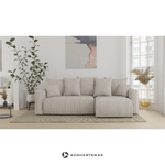 Коричневый угловой диван-кровать (Денвер L) комфорт